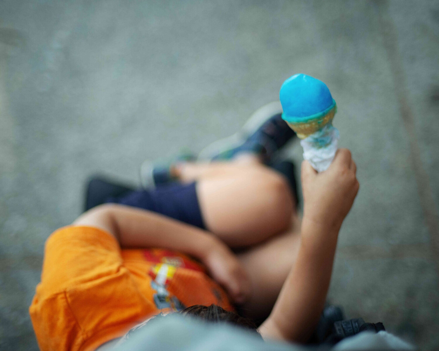 11. Our son Jesse Savoring His Ice Cream Cone Before It Melts.A 20 Minutes or Less—Our son Jesse Savoring His Ice Cream Cone Before It Melts. (Photo by Anna Rathkopf, July 1, 2017. )
