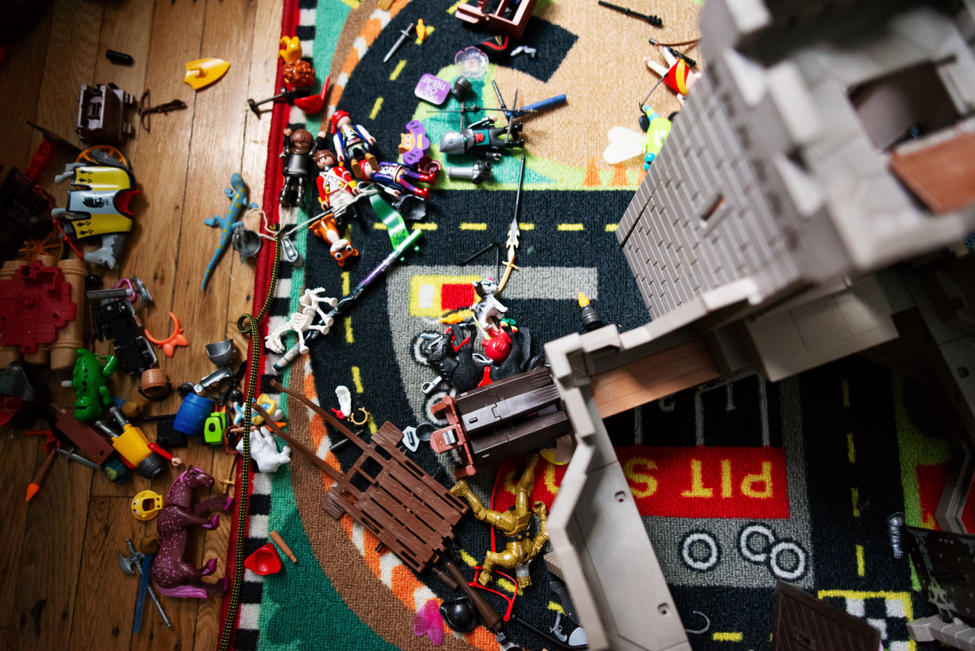 13. Jesse toys 20 Minutes or Less—Tidying up our son toys in the living roomA 20 Minutes or Less—Tidying up our son toys in the living room. (Photo by Anna Rathkopf, November 8, 2017.)